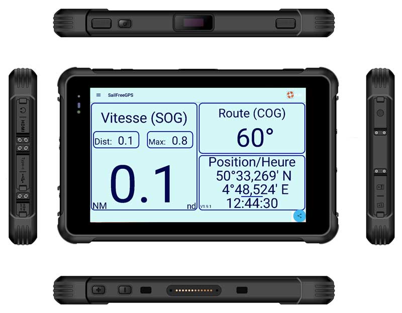 SailProof SP-08 rugged tablet