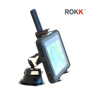 Komplette ROKK Tablet-Halterung mit Saugnapf