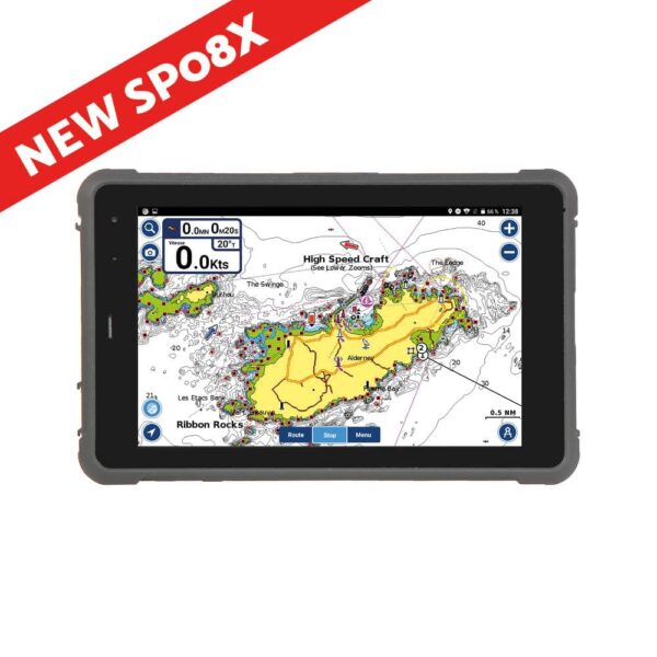 Sailproof SP08X robustes Tablet für Segler