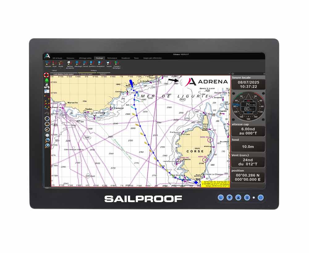 SailProof STS13 sunlight readable waterproof touchscreen