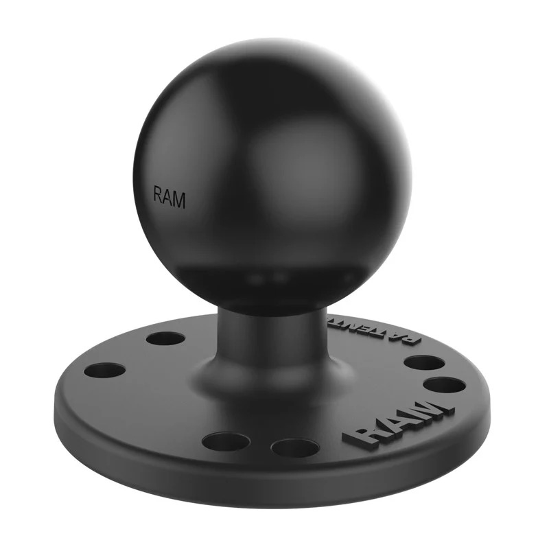RAM® Round Plate with 1,5" Ball