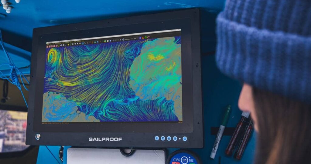 qtVlm auf dem SailProof Touchscreen